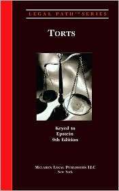 Legal Path Torts (Keyed to Epstein, 9th ED), (098167853X), William 