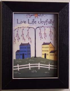   Live Life Joyfully Billy Jacobs 5x7 Framed or Unframed Picture  