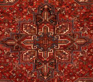 Area Handmade Persian Heriz Wool Rugs 8 x 11  