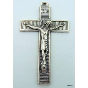Contemparary 1 3/4 Halo Jesus Crucifix Cross Catholic Religious Piece