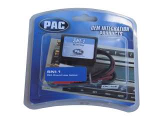PAC SNI 1 Ground Loop Isolator Noise Filter RCA SNI1  