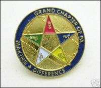 EASTERN STAR Masonic Mason PIN Vintage Grand Chapter PA  