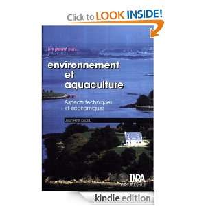 Environnement et aquaculture  Tome 1 Aspects techniques et 