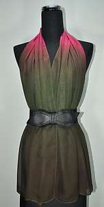 Free S&H Brand New Scarf Shawl Hijab Wrap Belt Shaded Pink Green 20 
