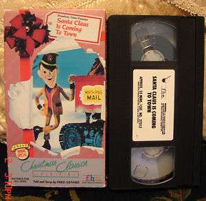 Santa Claus Is Comin (Coming) to Town CLASSIC VHS VIDEO 012232731232 