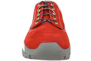 Timberland Mens Red Sneakers Lace Up Suede 29006  