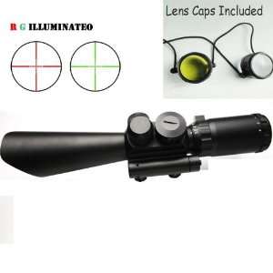  Improved 3.5 10 x 40 Functional Tactical Scope with Red 