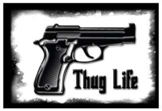 THUG LIFE Funny Hip Hop Gangsta/Gangster T SHIRT NEW  