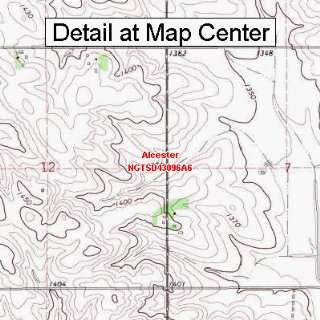  USGS Topographic Quadrangle Map   Alcester, South Dakota 