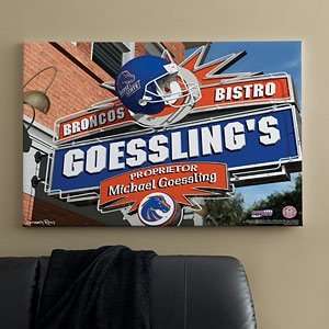  Boise State Broncos Personalized College Football Pub Sign 
