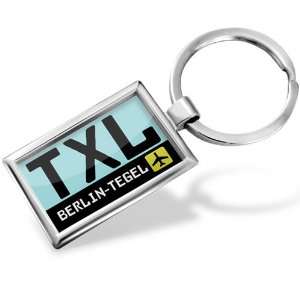 Keychain Airport code LHR / Berlin Tegel country: Germany   Hand 