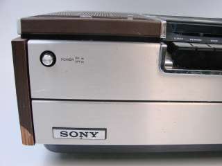 Sony Betamax X2 SL 8200 Video Tape Recorder Player & TV Television 