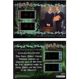   Film Card   Weasleys Fred & George #/294 CFC7   RARE: Toys & Games