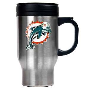  Miami Dolphins NFL 16oz Stainless Steel Travel Mug 