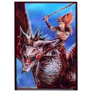   Protection 50 Count Standard Card Sleeves Dragon Rider: Toys & Games