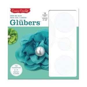  Glubers Clear Adhesive Dots   16/Pkg   Assorted 1 To 3 