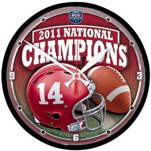  NCAA Alabama Crimson Tide 2011 BCS National Champions 12 Round 