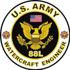  United States Army MOS 88L Watercraft Engineer Decal 