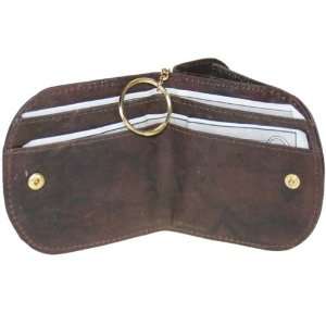  100% Genuine Leather Key Holder Brown #519CF: Office 
