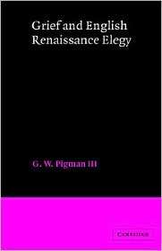   Elegy, (0521268710), G. W. Pigman, III, Textbooks   Barnes & Noble