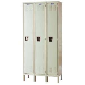  Hallowell Premium Three Wide Single Tier Lockers 