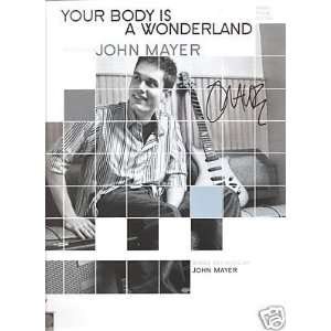  Sheet Music Your Body Is A Wonderland John Mayer 92 