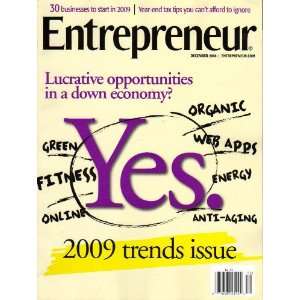 Entrepreneur Magazine   December 2008   Single Issue