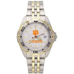  Clemson Tigers Mens All Star Watch w/Stainless Steel Band 
