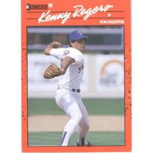  1990 Donruss # 283 Kenny Rogers Texas Rangers Baseball 