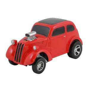 1948 ANGLIA GASSER, RED, COLLECTIBLE 118 SCALE MODEL, HOT ROD, STREET 