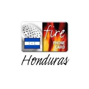 Fire HONDURAS PHONE CARD International Prepaid Calling Card. SENT BY 