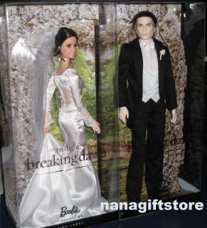   Barbie Doll Twilight Breaking Dawn Bella and Edward Wedding Day  
