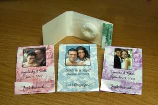 200 Personalized Wedding Mintbooks Favors Glossy  