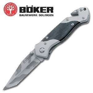  Boker Magnum Tactical Rescue Folding Pocket Knife Sports 