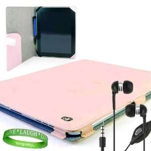 Accessories Kit Includes ? Baby Pink Melrose iPad Leather Cover + iPad 