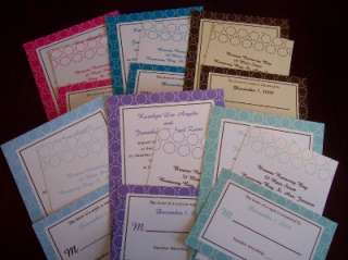   page custom order pricing each 5 piece invitation ensemble is $ 2 00