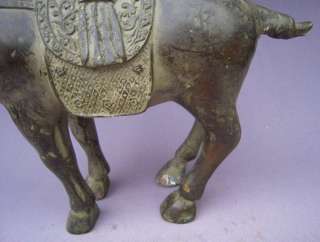 Old Chinese Bronze Horse Statue  