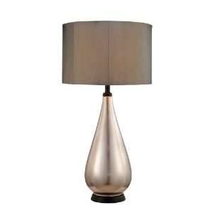 George Kovacs Metallic Silver Porcelain Table Lamp