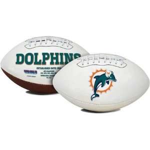 Miami Dolphins Limited Edition Embroidered Signature Series Football 