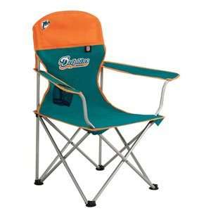 Miami Dolphins NFL Deluxe Folding Arm Chair by Northpole Ltd.:  