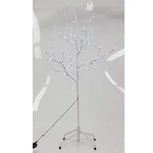   Lighted White Twig Tree Decoration   Cool White Lights: Home & Kitchen