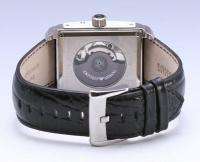   Black Leather Automatic Meccanico Moon Phase Watch AR4211  