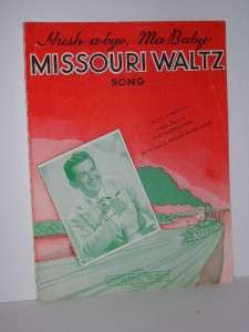 Missouri Waltz Sheet Music Eddy Howard Cover 1943  