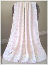 SOFT HAND CROCHET BABY BLANKETS Afghan Personalized!  