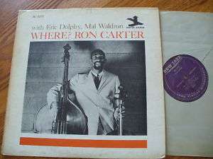 RON CARTER Where Eric Dolphy Mal Waldron New Jazz  
