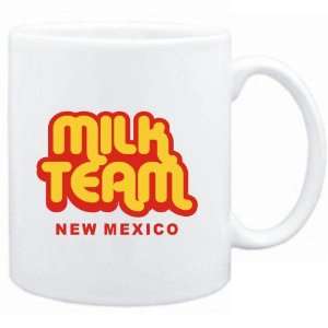  Mug White  MILK TEAM New Mexico  Usa States