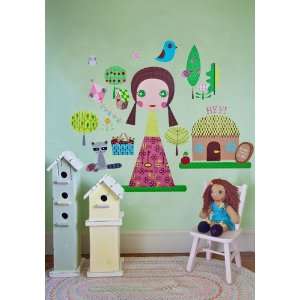  Paper Doll Jilly Peel & Place Wall Stickers Baby
