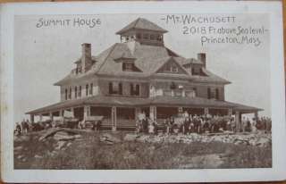 1910 Postcard Summit House Princetown/Wachusett Mass MA  