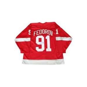 Sergei Fedorov Autographed Pro Jersey   Autographed NHL Jerseys 