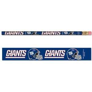  New York Giants 6 Pack of Pencils
